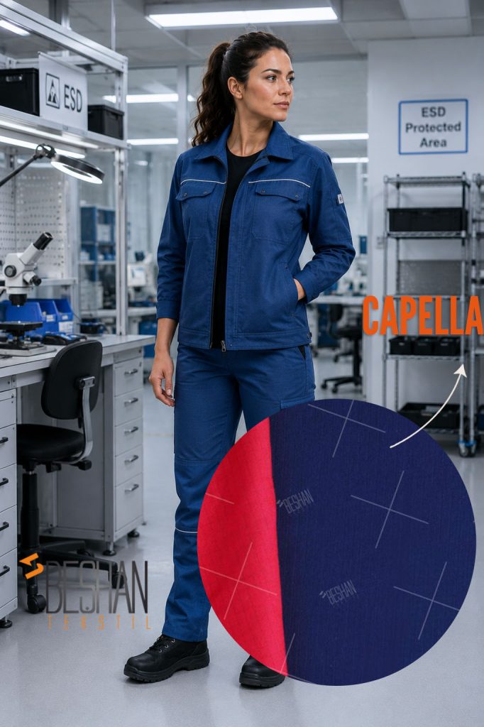 CAPELLA ESD pantolon ceket kumaşı